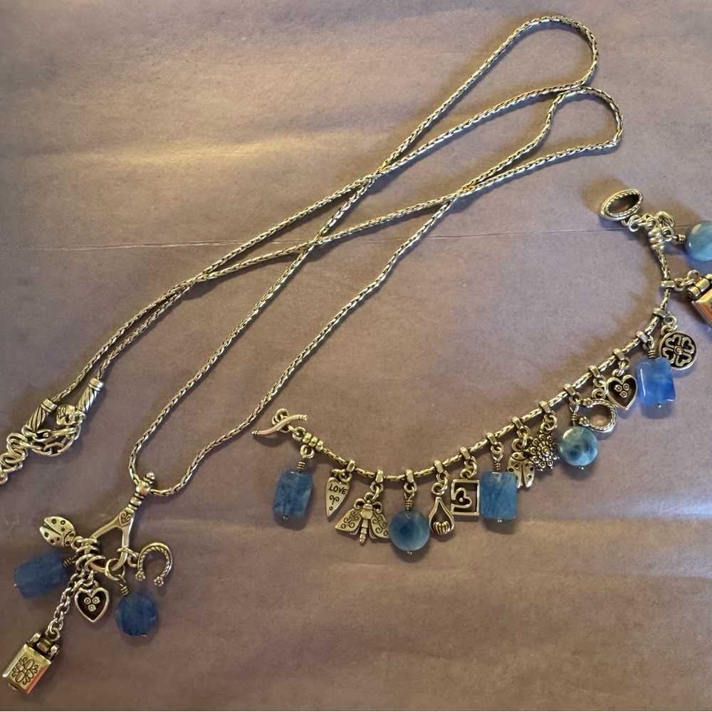 BRIGHTON LONG NECKLACE AND BRACELET SET